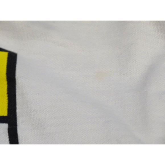 Vintage 80s Sweatshirt Panda Club Puff Paint Print Size S Double Collar Kidcore - Picture 8 of 12